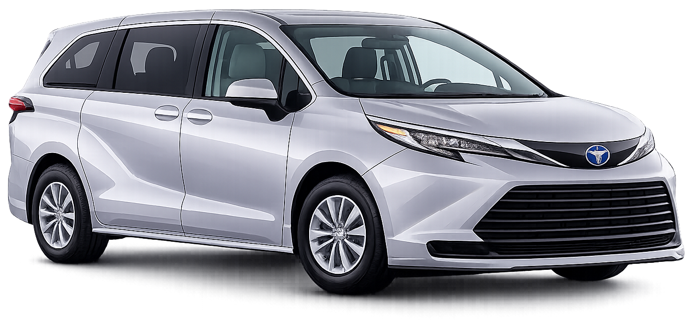 Kia Sedona minivan para renta en Cancún – 8 pasajeros 5 maletas automático